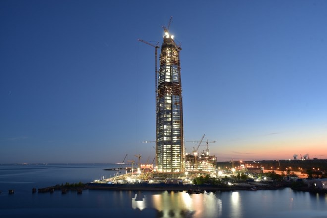 #foto Najvišja stolpnica v Evropi bo kmalu končana