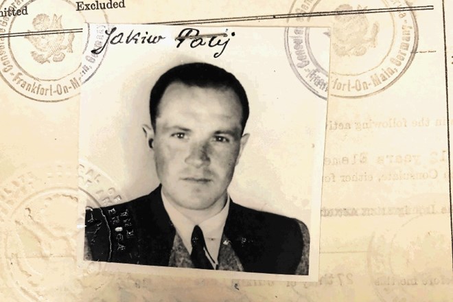 Fotografija Jakiva Palija na  ameriškem vizumu iz leta 1949