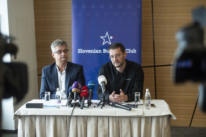 Izvršni direktor SBC Goran Novkovič in član upravnega odbora SBC Jure Knez.