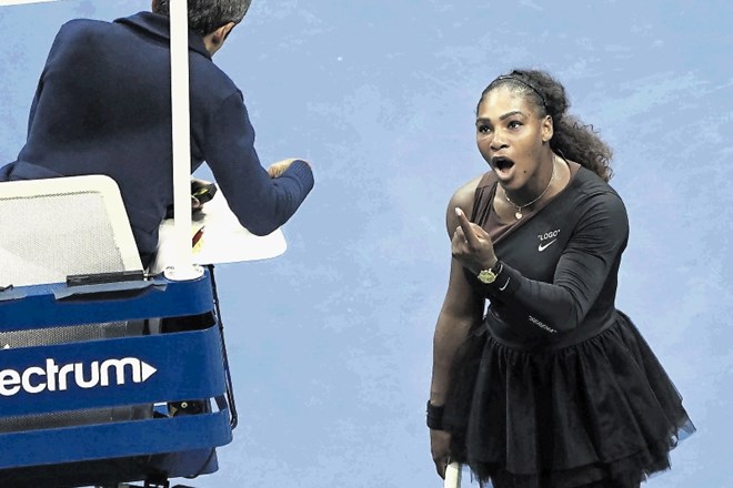 Besna Serena Williams se je po tekmi sklicevala na enakost med spoloma.