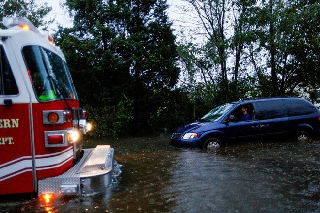 #foto #video Florence se umirja, poplave še vedno grozijo, umrlo je pet ljudi
