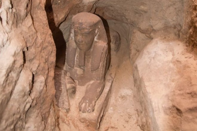 V Egiptu odkrili kipec sfinge iz Ptolemajske dinastije 