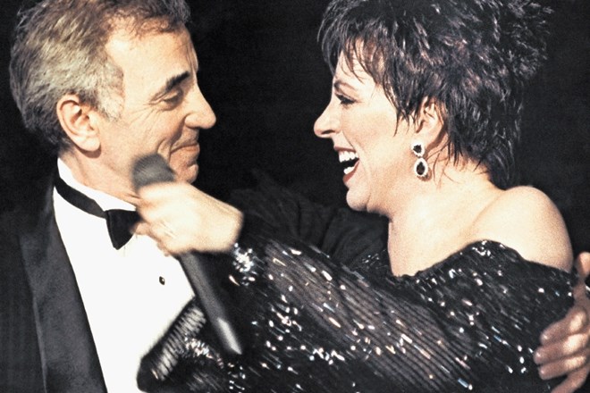 V duetu z Lizo Minelli leta 1987