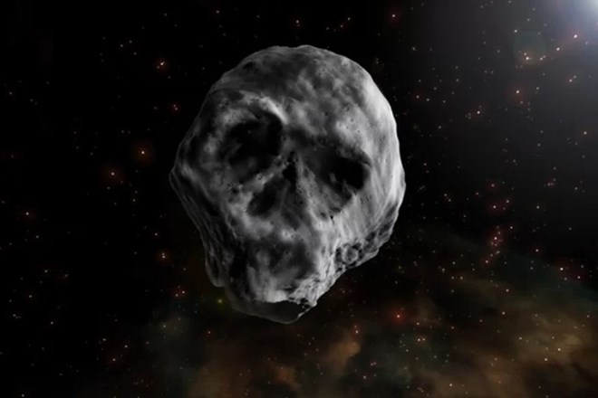 Mimo Zemlje bo okoli dneva mrtvih letel asteroid v obliki lobanje