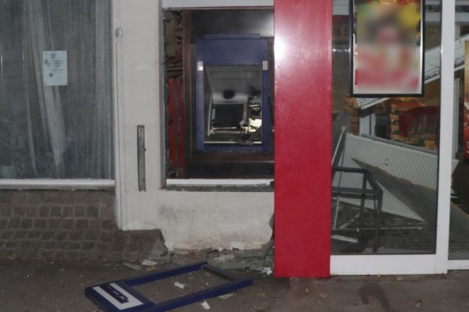 Takole naj bi 40-letni Srb razstrelil bankomat v Črnučah.