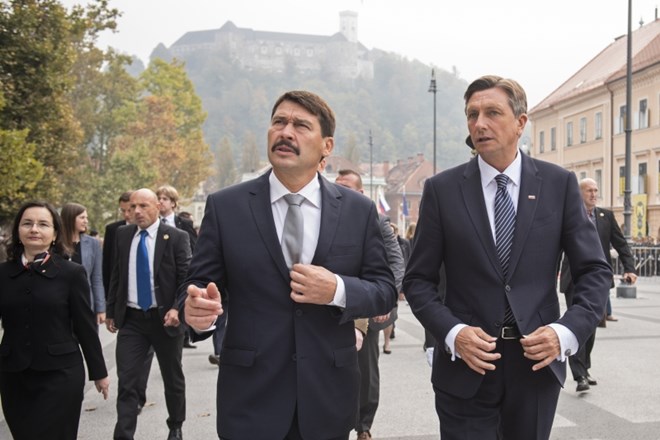 #foto Pahor in Ader ponovno potrdila odlične odnose med državama 
