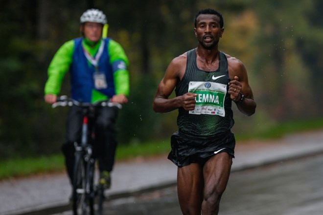 Zmagovalec maratona Etiopijec Lemma Kasaye