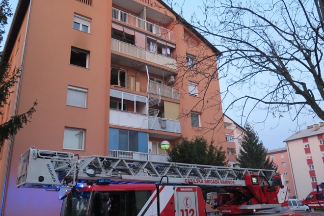 #video #foto Eksplozija v stanovanjskem bloku v Mariboru, več poškodovanih   