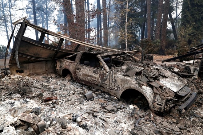 #foto Število žrtev požara v Kaliforniji se je povzpelo na 48, pogrešajo 200 oseb
