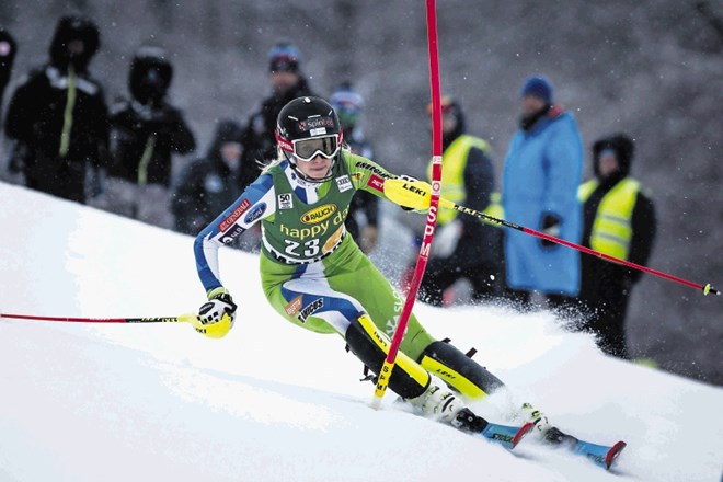 Ana Bucik je lani v Leviju zasedla deveto mesto, kar je bila njena najboljša slalomska uvrstitev v sezoni.