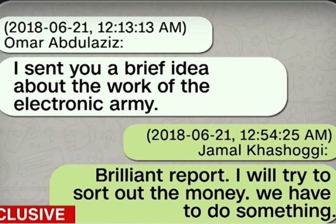 Hašokdži in Abdulaziz o spletni vojski, ki bi se borila proti režimu.