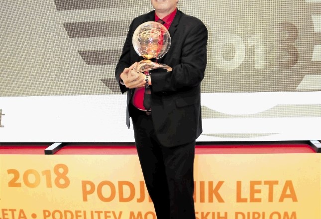 Priznanje in naziv podjetnik leta 2018 sta pripadla Petru Pišku.