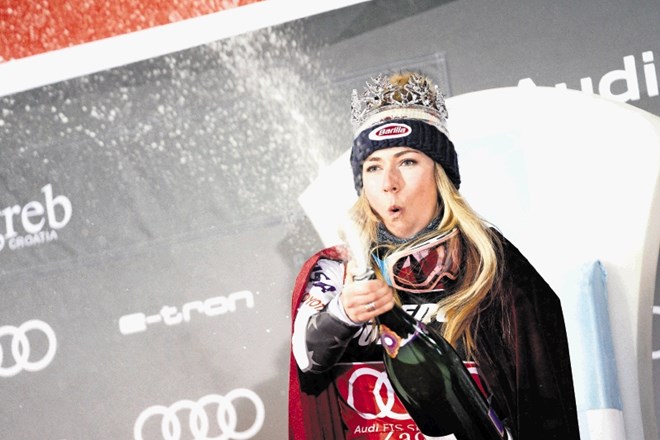 Sijajna ameriška alpska smučarka Mikaela Shiffrin je na Sljemenu nad Zagrebom osvojila 37. slalomsko preizkušnjo za svetovni...
