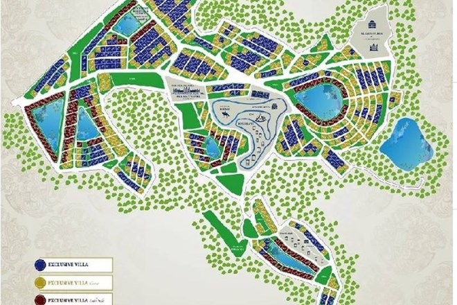 Načrt projekta Burj Al Babas.