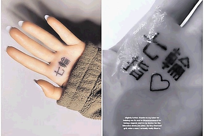 Ko je Ariana Grande popravila tetovažo, se je prevod glasil »japonski žar prst«.