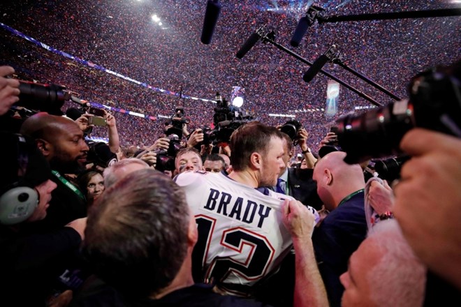 #foto #video Super Bowl: Tom Brady spisal športno zgodovino