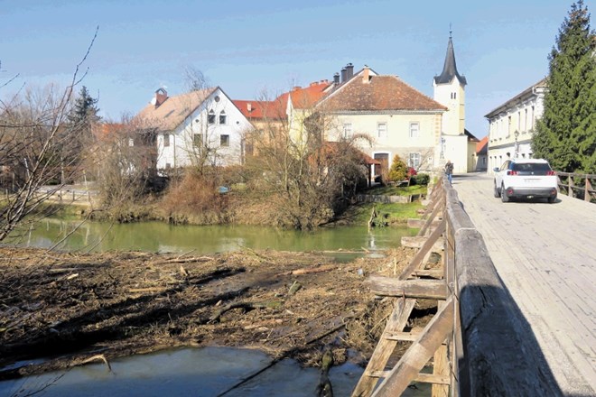 Župan Ladko Petretič opozarja tudi na problematiko bobrov in plavja na Krki, ki ga redno nanaša pod most, čiščenje pa je...