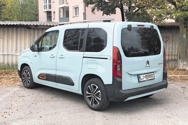 Citroën berlingo in peugeot rifter: Prostornost z veliko začetnico