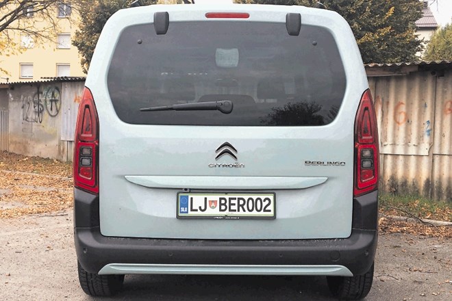 Citroën berlingo in peugeot rifter: Prostornost z veliko začetnico