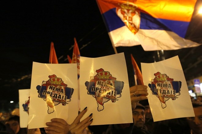 #foto Protesti proti Vučiću dvanajsti teden zapored