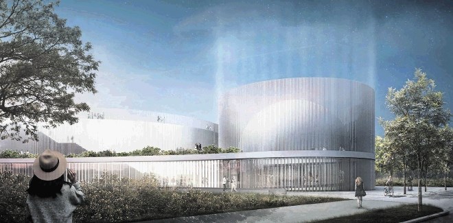 Ministrstvo za izobraževanje, znanost in šport bo center znanosti v Trnovem gradilo po načrtih Dekleva Gregorič arhitektov.