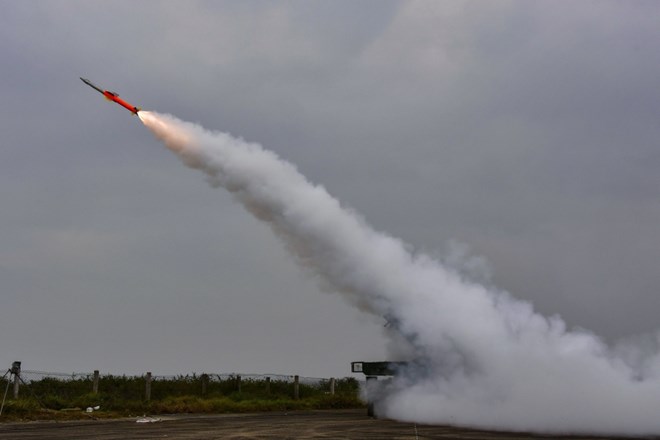 Indijska obramba testira svoje rakete.