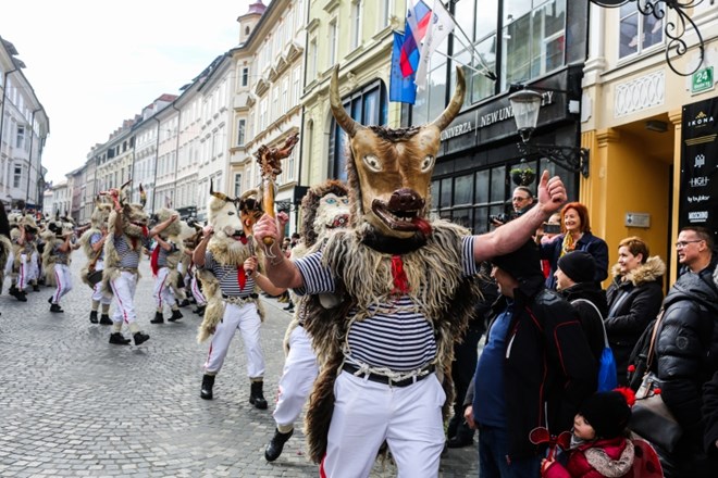 #foto Na ljubljanskih ulicah Zmajev karneval