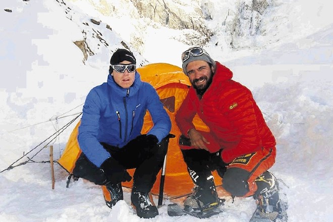 Daniele Nardi in Tom Ballard januarja letos med aklimatizacijskim vzponom na Nanga Parbatu