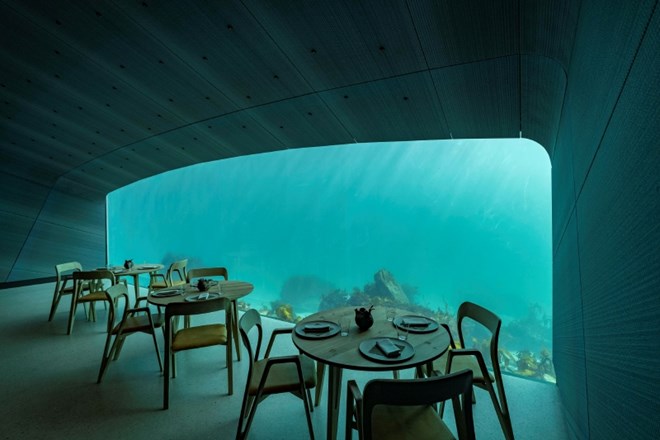 #foto Na Norveškem svoja vrata odprla  prva restavracija pod vodo v Evropi