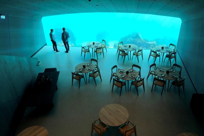 #foto Na Norveškem svoja vrata odprla  prva restavracija pod vodo v Evropi