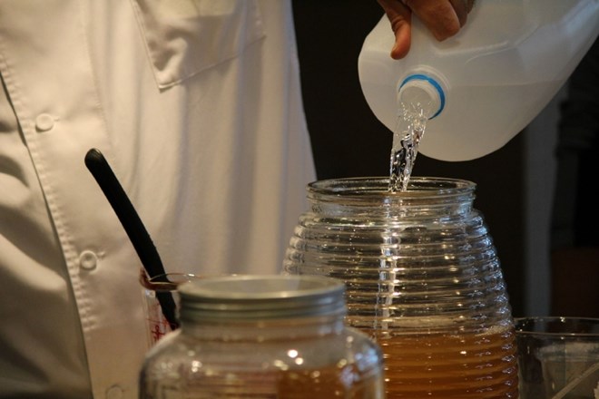 Kombučo izdelujejo iz čaja, sladkorja ter simbiotske kulture bakterij in kvasovk