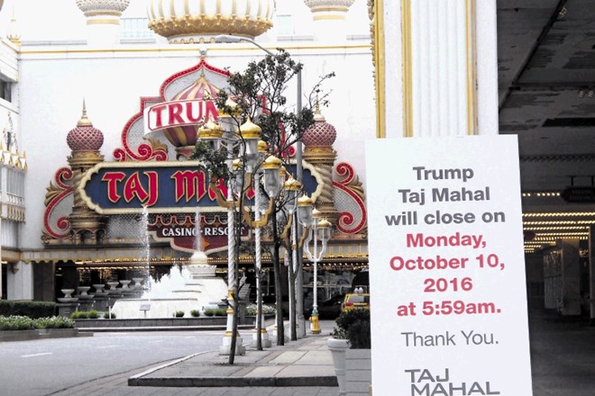 Velik del Trumpovih izgub  pade na račun hotela in kazina Trump Taj Mahal v Atlantic Cityju, ki je bil dokončan z 800...