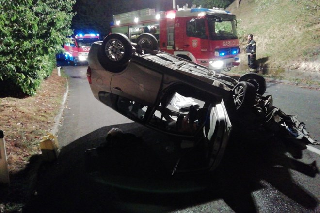 #foto V Goriških Brdih v prometni nesreči umrl 48-letni italijanski državljan