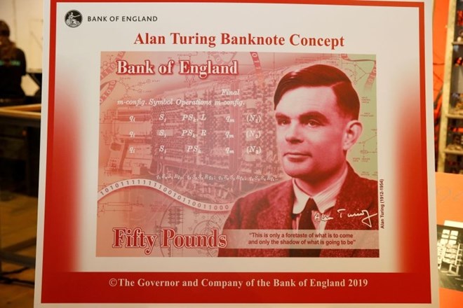 Na bankovcu za 50 funtov bo Alan Turing