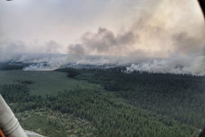 #foto V nekaterih delih Sibirije zaradi požarov razglasili izredne razmere