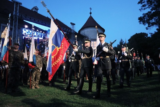 Državna proslava ob 100. obletnici združitve prekmurskih Slovencev z matičnim narodom.  Slavnostni govornik je bil premier...