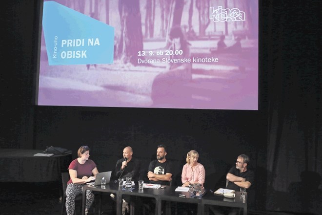Novo sezono Kinoteke so včeraj napovedali direktor Ivan Nedoh (levo), urednika filmskega programa Igor Prassel in Varja...