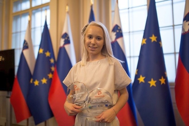 Veronika Rožmanc ob prejemu dveh velikih nagrad