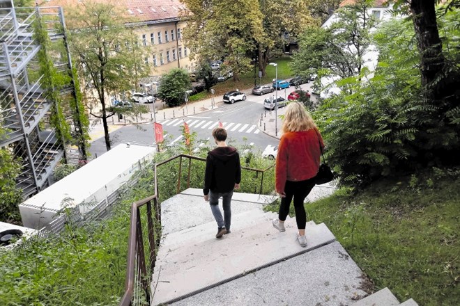 Sprehajalci, ki se na Ljubljanski grad odpravijo po poti na Stolbo, morajo do vrha premagati več kot 200 stopnic.