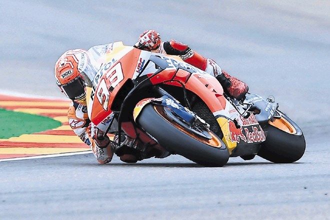 Španec Marc Marquez je z osmo zmago v sezoni na dobri poti, da postane svetovni prvak.