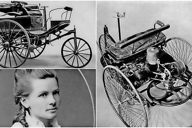 Bertha Benz je financirala avtomobilski projekt  svojega moža in opravila prvo daljšo vožnjo.