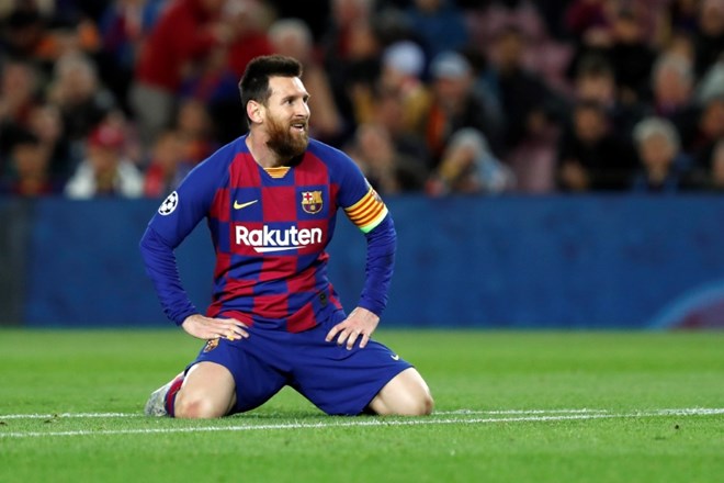 Tudi prvi zvezdnik Barcelone Lionel Messi ni navdušil.