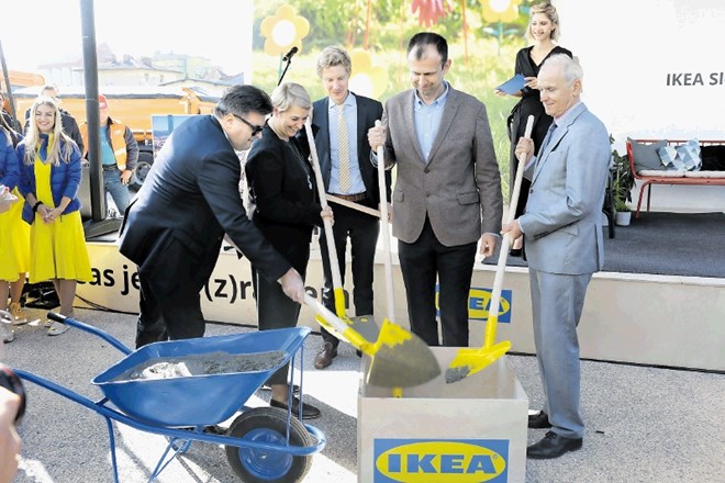 Ikea začela graditi trgovino v Ljubljani