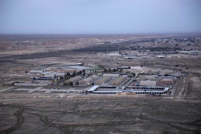 Ameriška vojaška baza v Iraku.