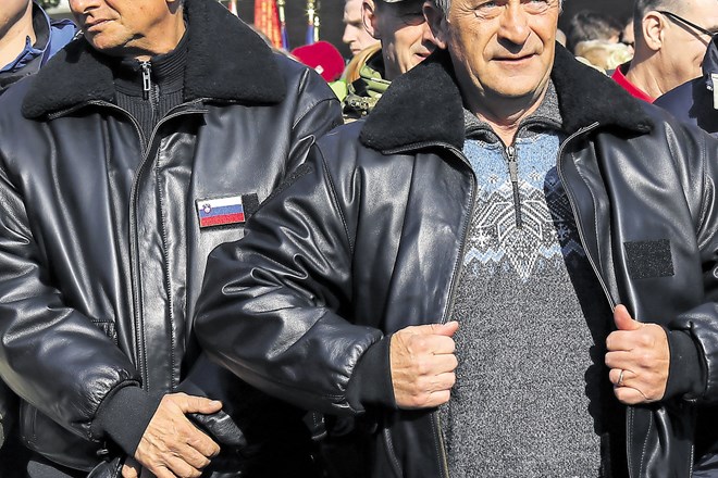Borut Pahor in Karl Erjavec, Dražgoše 2020 Foto: Jaka Gasar