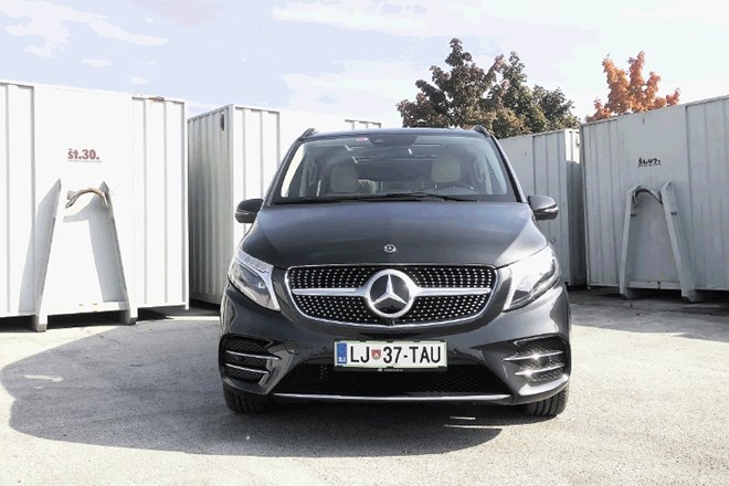 Mercedes-Benz razred V 300 d 4matic exclusive: Nenavaden naziv zadetek v polno