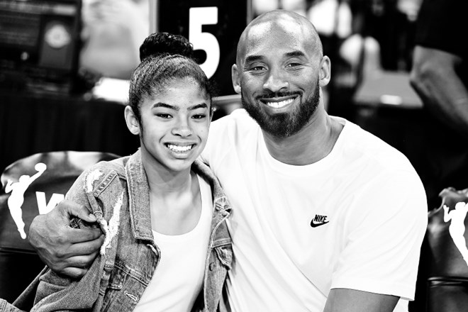 Kobe Bryant s hčerko Gianno