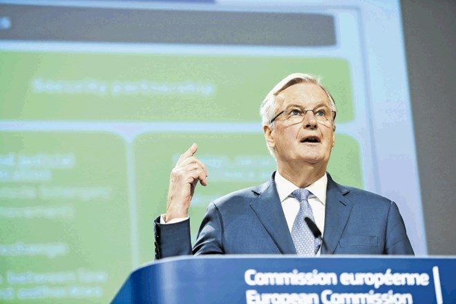 Glavni evropski pogajalec Michel Barnier
