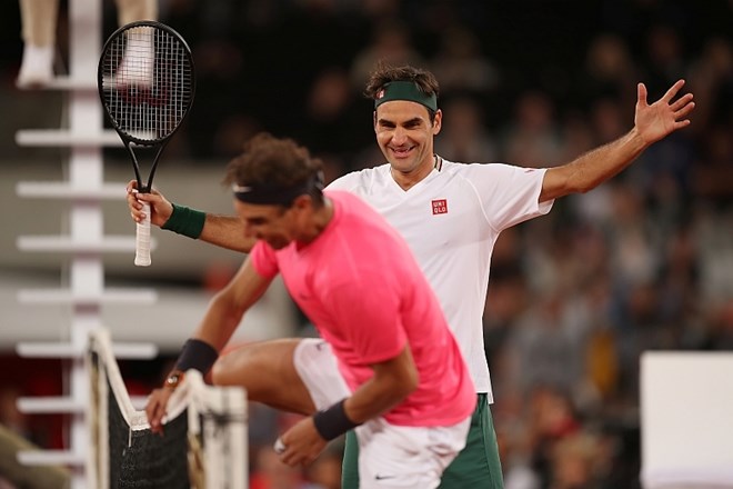 #foto #video Federerja in Nadala v Cape Townu gledalo rekordnih 51.954 ljudi