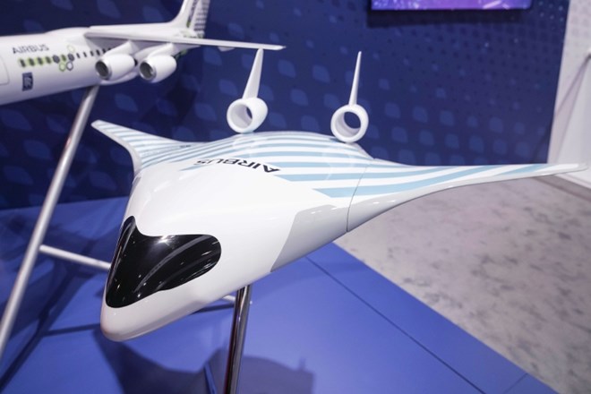 #foto Airbus predstavil model zaobljenega letala maveric